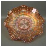 Fenton Marigold Plaid Ruffled Bowl