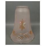 Tarentum Iridised Frosted Decorated Lamp Shade