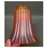 Imperial Dk Ruby Ribbed Flared Shade
