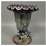 Dugan Twigs Purple Miniature Crimped Vase
