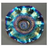 Dugan Elec. Purple Lattice & Points Bowl