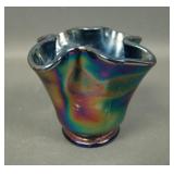 Fenton Blue Kittens Four Ruffled Toothpick