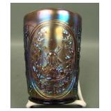 Vintage Imperial Smokey/ Lavender Windmill Tumbler