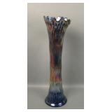 Fenton Blue Rustic Mid Size Vase