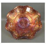 Scarce Fenton Amethyst /Amber Dragon & Lotus