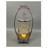 Victorian IVT Amber Pickle Castor / Benedict Frame