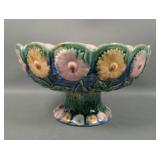 Majolica Griffen Smith & Hill  Daisy Compote