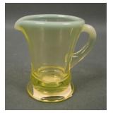 Fenton # 37 Vaseline Opal Miniature Pitcher