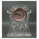 Waterford Lismore Crystal Quartz Mantel Clock