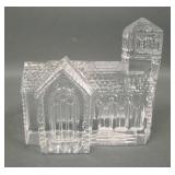 Waterford Lismore Village Church Crystal Figure