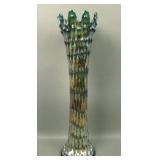 Fenton Green Rustic Mid Size Vase