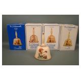 Lot of  Five Goebel Hummel Bells