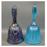 Two Fenton Iridised Bells