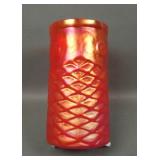 John Cook Studios Art Glass Koi Fish Tumbler Vase