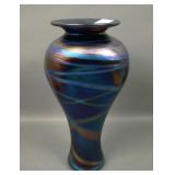 Peter Vanderlaan Studio Art Glass Vase