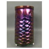 John Cook Studios Art Glass Koi Fish Tumbler Vase