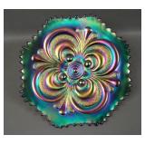 Imperial Electric Purple Scroll Embossed Plate