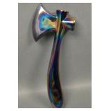 Blue iridised Contemporary Tomahawk Novelty