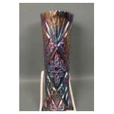 Brockwitz Blue Curved Star Cylinder Vase