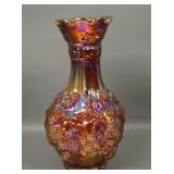 Vintage Imperial Elec. Amber Loganberry Vase