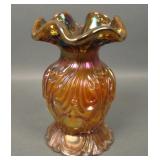 Imperial Smoke Roccoco Ruffled Vase