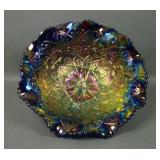 Imperial Violet Blue Hattie Ruffled Bowl