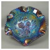 Imperial Elec. Purple Luster Rose Ftd Fruit Bowl