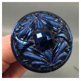 Plumes & Buckle iridised Hatpin