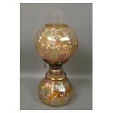 Contemporary Carnival Glass Mini GWTW Oil Lamp