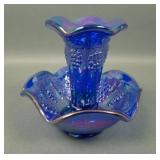 Encore Blue iridsed Vintage Grape Mini Epergene