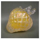 Anton Intaglio Iridised Strawberry Paperweight