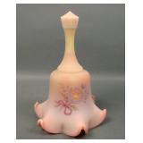 1983 Fenton Blue Burmese Decorated Bell