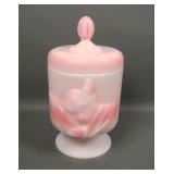 Fenton Rosalene Chessie Cat Covered Candy