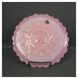 Fenton Rosalene Holly Plate