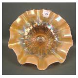 Drops Dugan Peach Opal Rain Drop 3/1 Edge Bowl