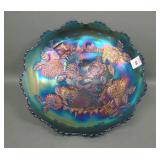 Fenton Blue Chrysanthemum Ftd ICS Bowl