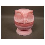 Fenton Rosalene Owl Fairy Lamp