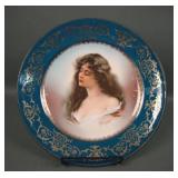 Signed Austria "Constance" Portrait Plate