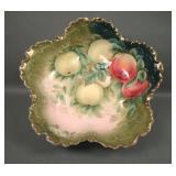 Artist Signed Bavaria Porcelain Fruit Decorated