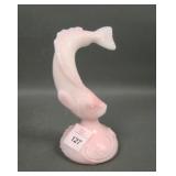 Fenton Rosalene Jumping Trout Paperweight