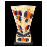 1930's Ditmar Urbach Czech Art Deco Pottery Vase