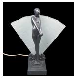 1920's Marked Frankart Art Deco Nude Table Lamp
