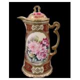 Nippon China Decorated Chocolate Pot.