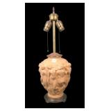 Stangl Pottery Deco Embossed Dancing Nudes Lamp