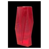 Scarce 1920's Kopp Red 'Modernistic' Vase