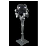 Frankart Art Deco 'Three Graces' Floor Ashtray