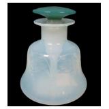 H.C. Fry Foval Small Etched Perfume Jade Top