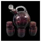 Cambridge Amethyst 7 Piece Decanter Set