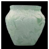 Consolidated Green Wash Chickadee Pillow Vase