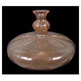 1920's Fry Glass Amber/Pink Water Base Lamp